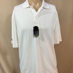 Greg Norman Mens Polo Shirt White Jose Cuervo Med